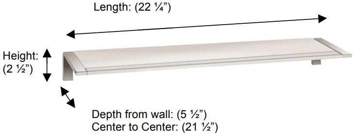 Valsan - POMBO SENSIS Glass Shelf