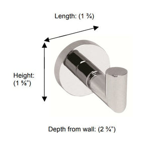 Valsan - POMBO AXIS Extended Robe Hook