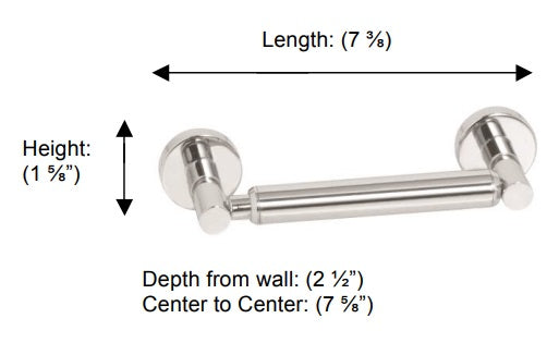 Valsan - POMBO AXIS Double Post Roll Holder