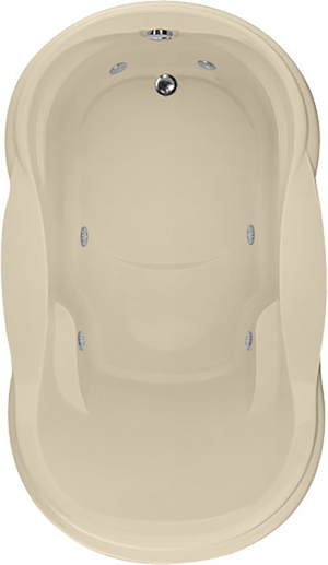 Hydro Systems VAN7242ACO-BON VANESSA 7242 AC W/COMBO SYSTEM-BONE