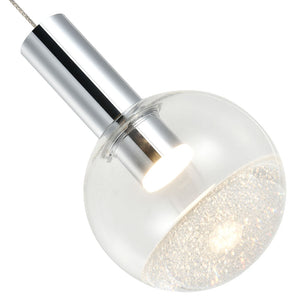 VONN Artisan Sienna VAP2181CH 5" Integrated LED ETL Certified Height Adjustable Pendant Light, Chrome