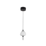 VONN Artisan Lecce VAP2221BL 5" Integrated LED ETL Certified Height Adjustable Pendant with Glass Shade
