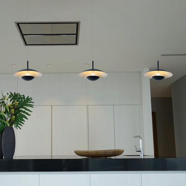 VONN Artisan Rimini VAP2261BL 10" Integrated LED ETL Certified Pendant Lighting Fixture in Black