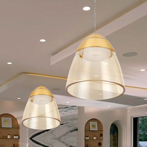 VONN Artisan Roma VAP2291BL 5" 1-Light Integrated LED ETL Certified Height Adjustable Pendant, Black