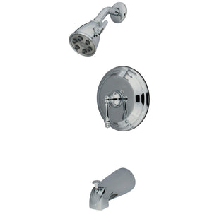 Restoration VB3631AL Single-Handle 3-Hole Wall Mount Tub and Shower Faucet, Polished Chrome