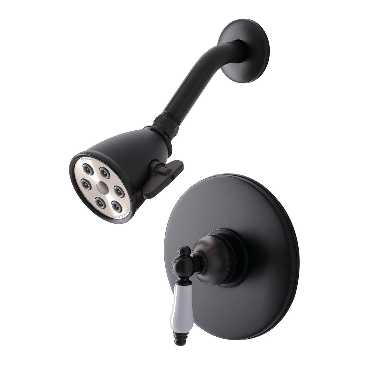 VB8695PLSO Single-Handle 2-Hole Wall Mount Shower Faucet, Oil Rubbed Bronze