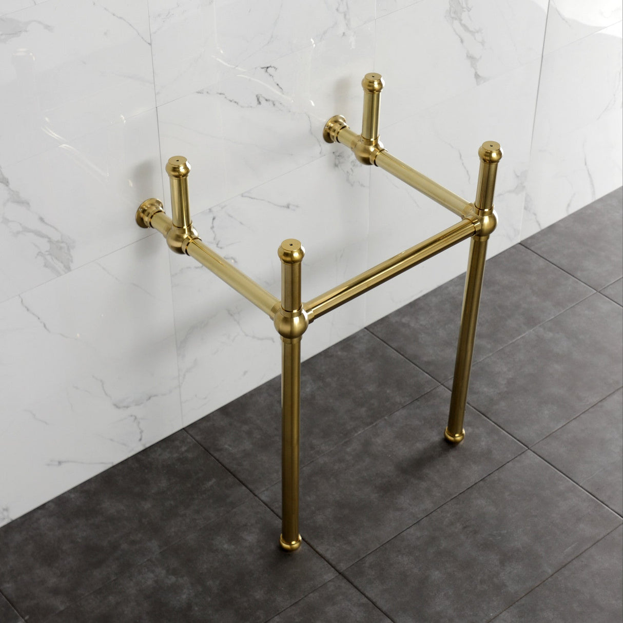 Fauceture VBH211833BB Brass Console Sink Legs, Brushed Brass