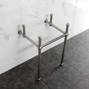 Fauceture VBH211833BN Brass Console Sink Legs, Brushed Nickel