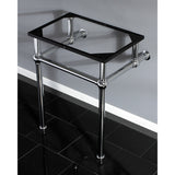 Templeton VBH242030C Brass Console Sink Legs, Polished Chrome