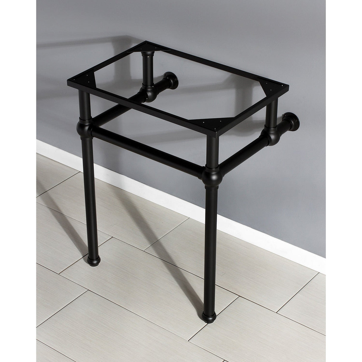 Templeton VBH242030MB Brass Console Sink Legs, Matte Black