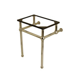 Templeton VBH242030PN Brass Console Sink Legs, Polished Nickel