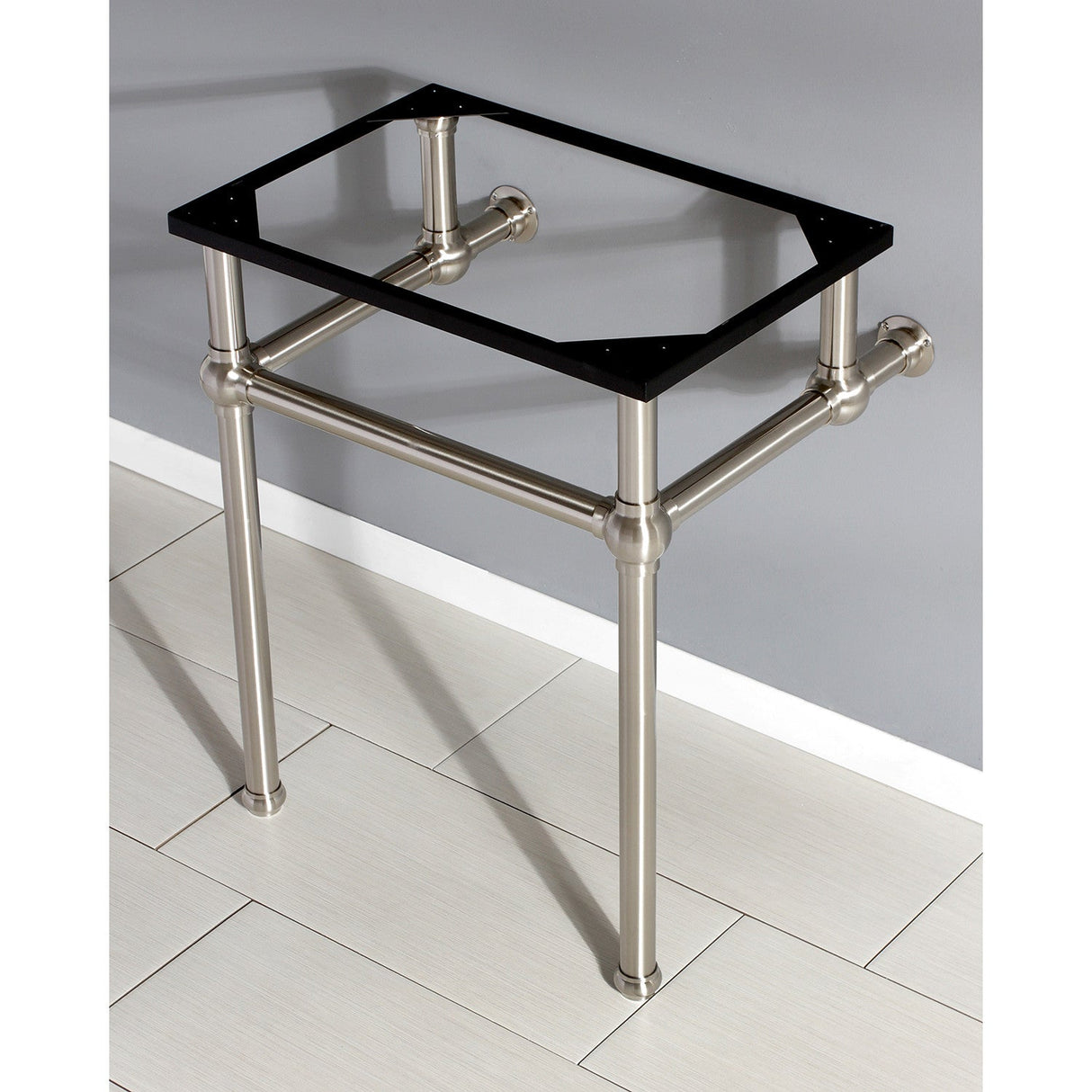 Templeton VBH242030SN Brass Console Sink Legs, Brushed Nickel