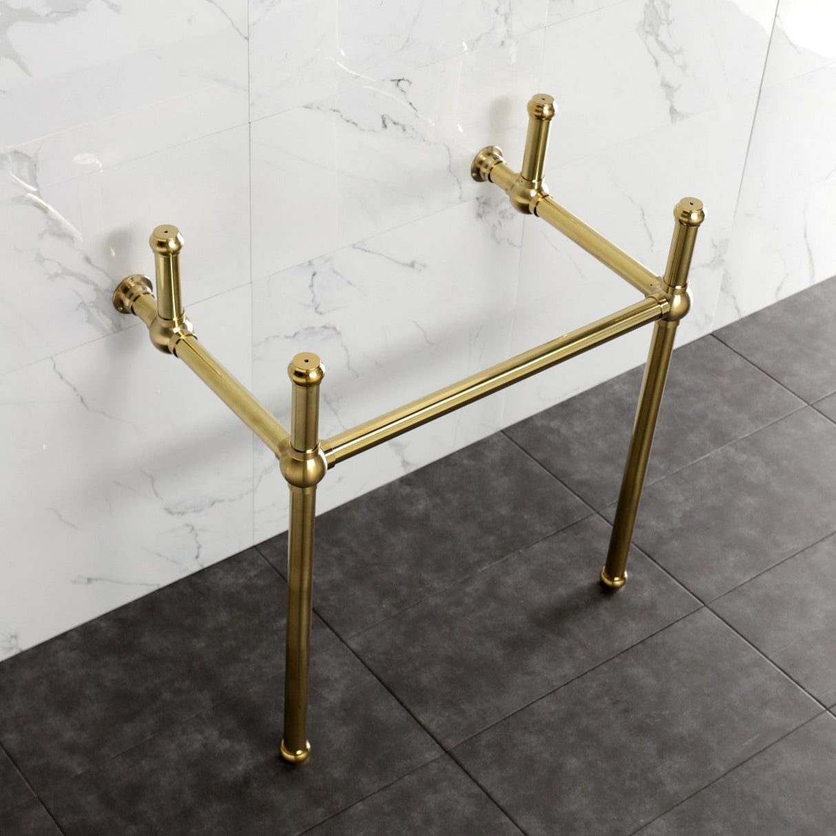 Fauceture VBH281833BB Brass Console Sink Legs, Brushed Brass