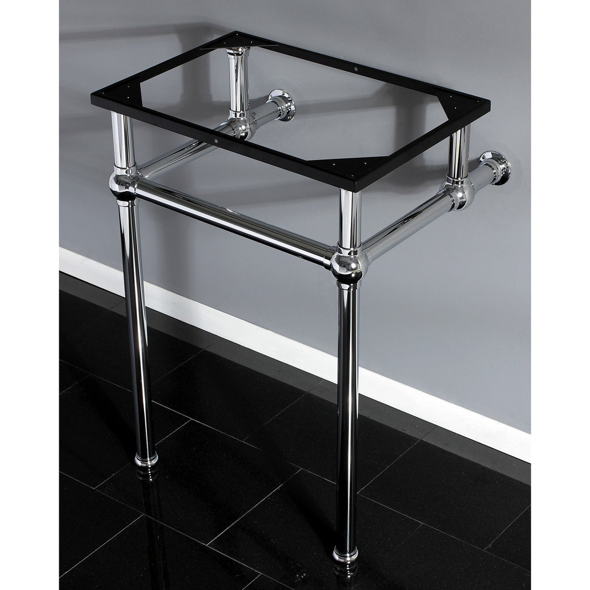 Templeton VBH282033C Brass Console Sink Legs, Polished Chrome