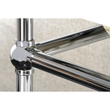 Templeton VBH282033C Brass Console Sink Legs, Polished Chrome