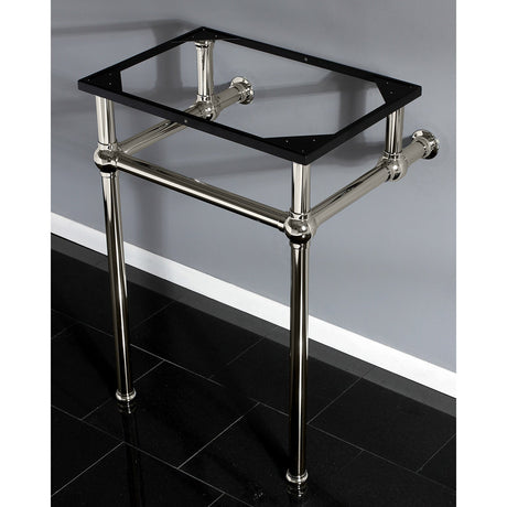 Templeton VBH282033PN Brass Console Sink Legs, Polished Nickel