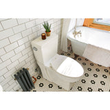 Aqua Eden VCT3D603019NT5 60-Inch Cast Iron Roll Top Clawfoot Tub with 3-3/8 Inch Wall Drillings, White/Oil Rubbed Bronze
