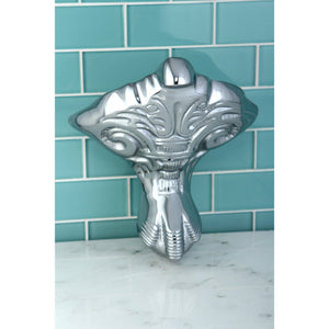 Aqua Eden VCTNB1 4-Piece (Set) Bourbon Cast Iron Tub Feet, Polished Chrome