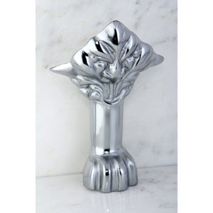 Aqua Eden VCTNH1 4-Piece (Set) Lion Paw Cast Iron Tub Feet, Polished Chrome