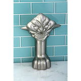 Aqua Eden VCTNH8 4-Piece (Set) Lion Paw Cast Iron Tub Feet, Brushed Nickel