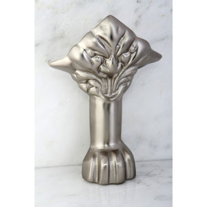 Aqua Eden VCTNH8 4-Piece (Set) Lion Paw Cast Iron Tub Feet, Brushed Nickel