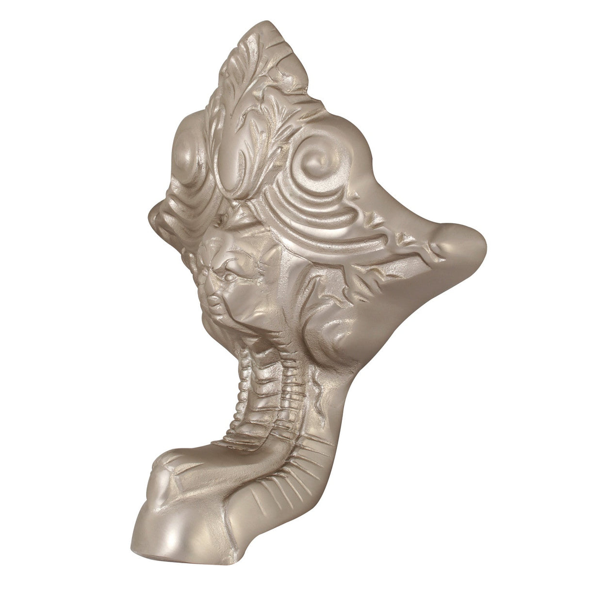 Aqua Eden VCTNL8 4-Piece (Set) Lion Cast Iron Tub Feet, Brushed Nickel
