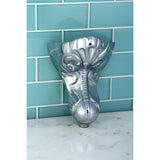 Aqua Eden VCTNT1 4-Piece (Set) Tudor Cast Iron Tub Feet, Polished Chrome