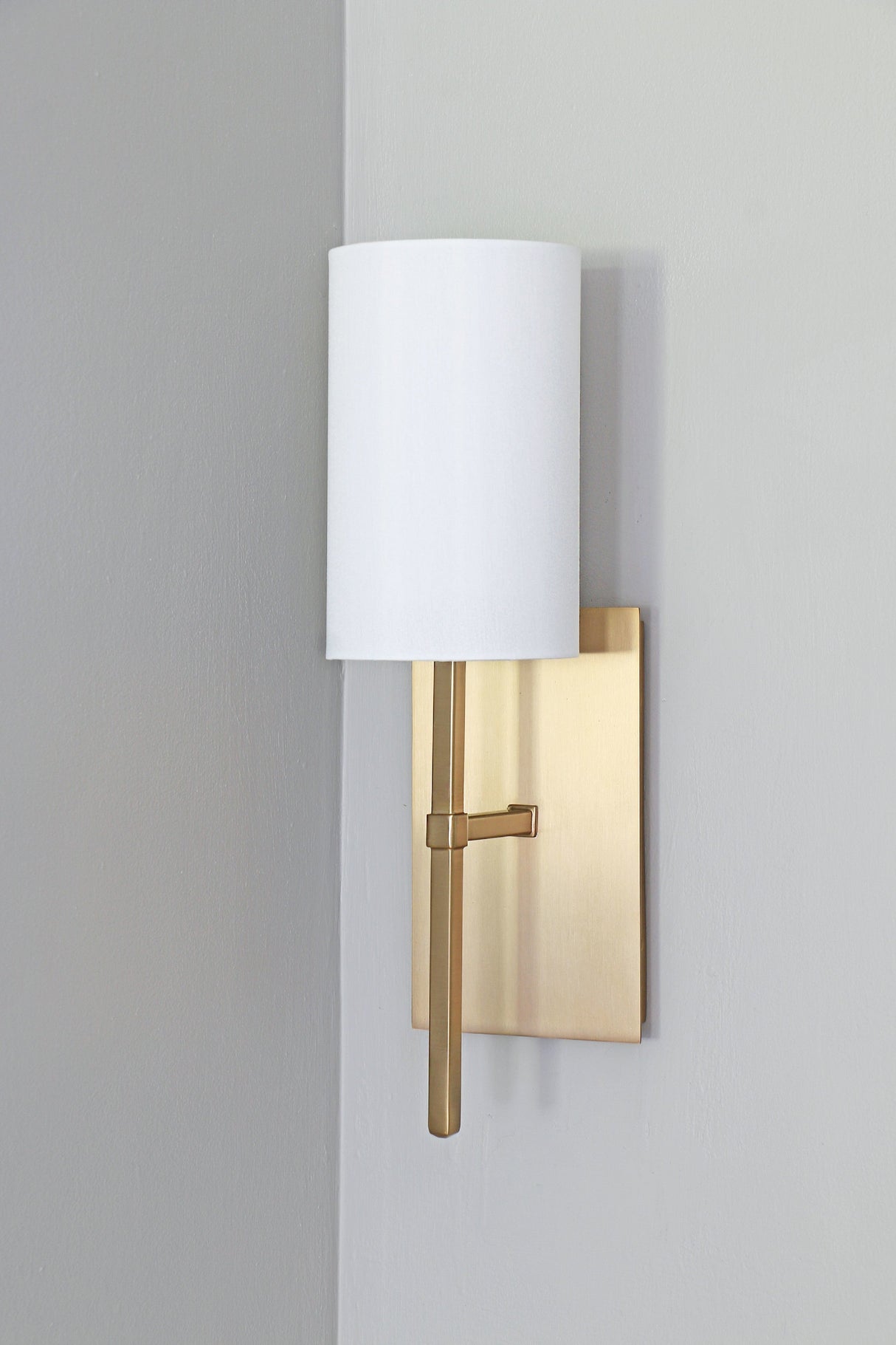 Veronica 1 Light Aged Brass Sconce VER-241-AG