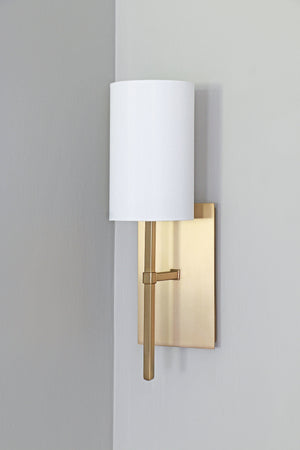 Veronica 1 Light Aged Brass Sconce VER-241-AG