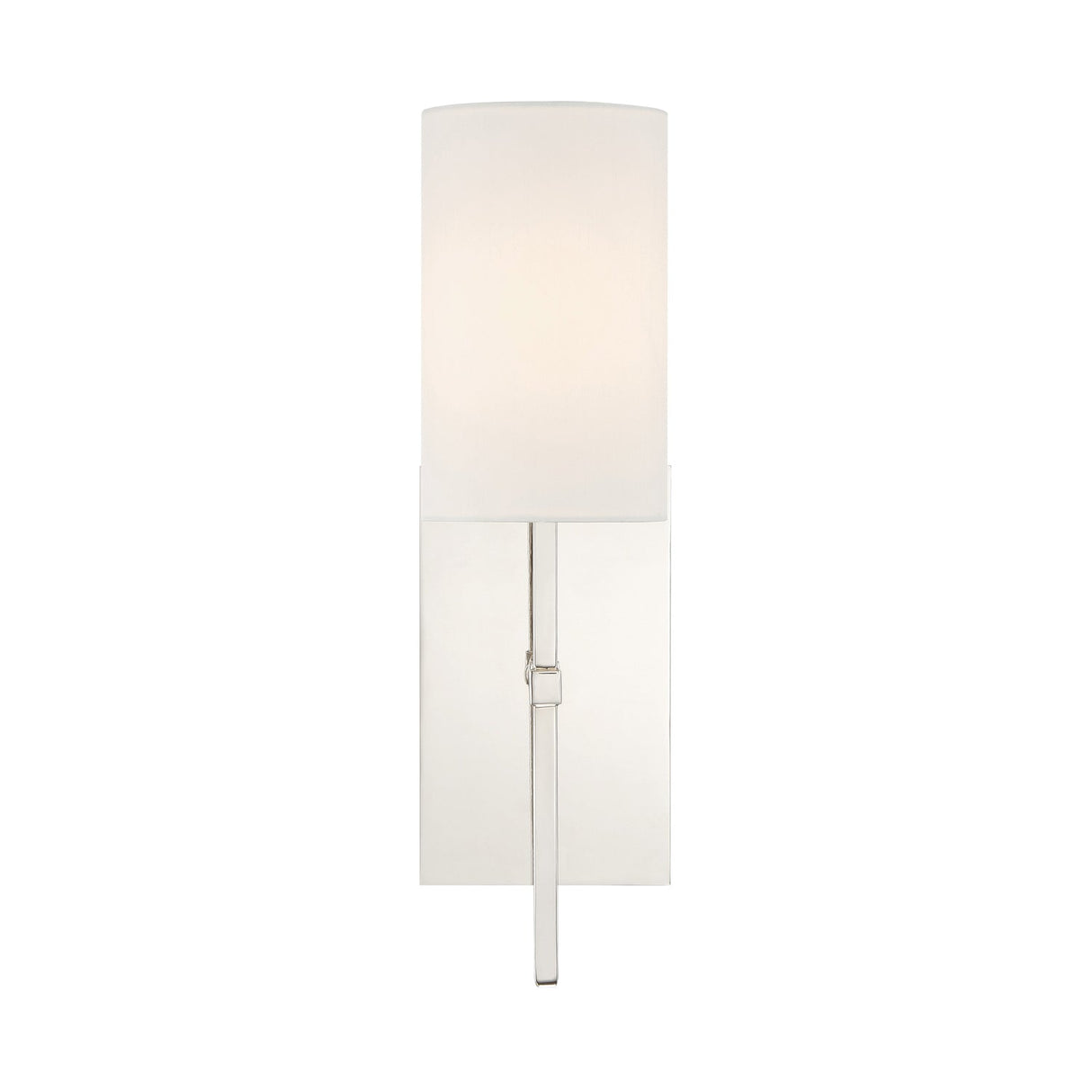 Veronica 1 Light Polished Nickel Sconce VER-241-PN