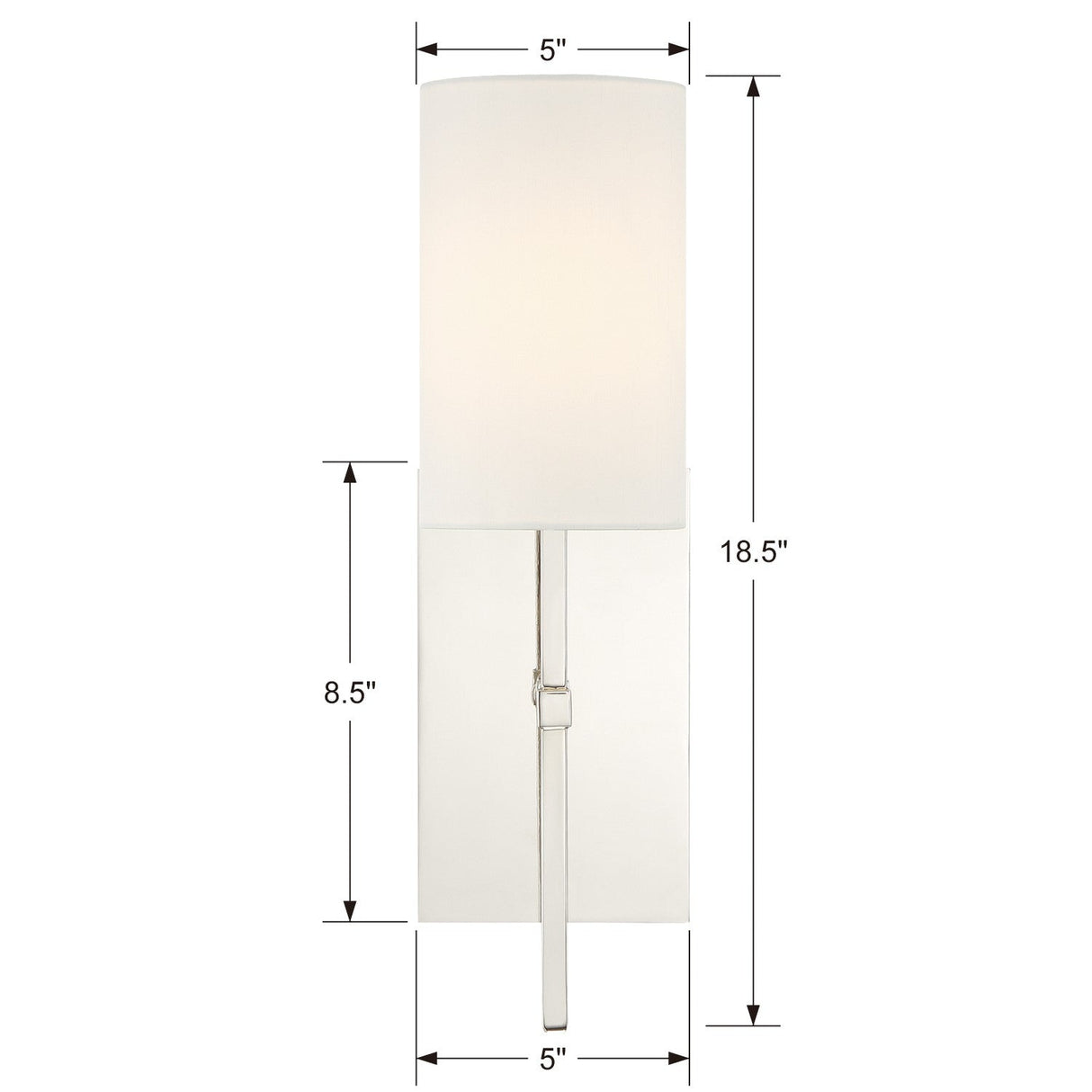 Veronica 1 Light Aged Brass Sconce VER-241-AG