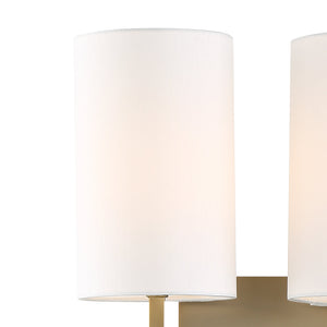 Veronica 2 Light Aged Brass Sconce VER-242-AG