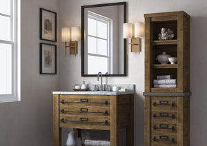 Veronica 2 Light Aged Brass Sconce VER-242-AG