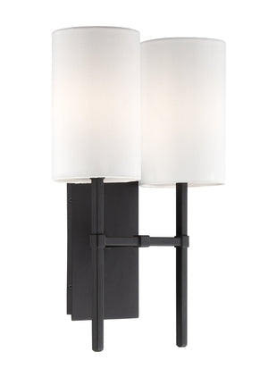 Veronica 2 Light Aged Brass Sconce VER-242-AG