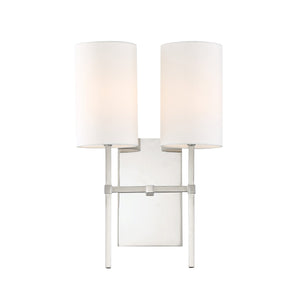 Veronica 2 Light Aged Brass Sconce VER-242-AG