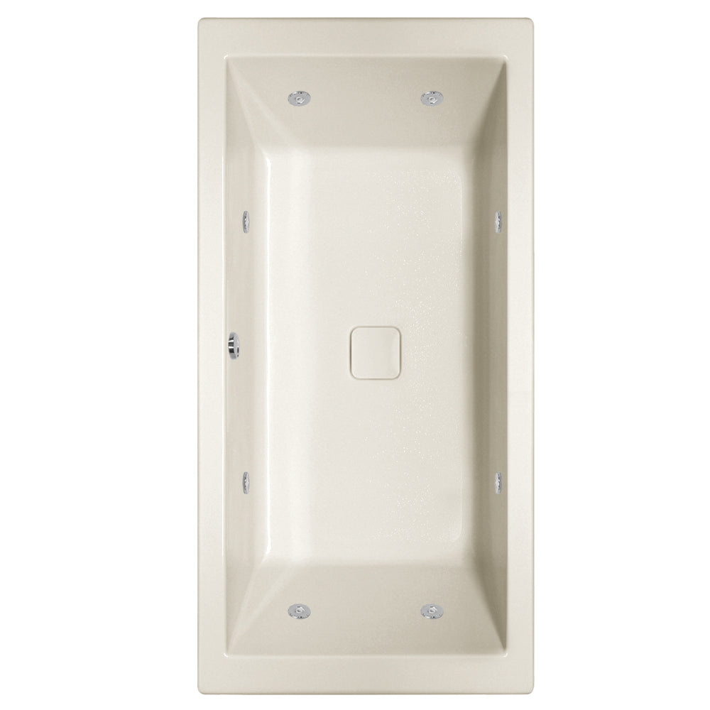 Hydro Systems VER7242ACO-BIS VERSAILLES 7242 AC W/COMBO SYSTEM-BISCUIT