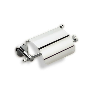 Toilet Roll Holder With Cover, Chrome