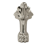 Aqua Eden VFMCWA8 4-Piece (Set) Aluminum Tub Feet, Brushed Nickel