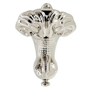 Aqua Eden VFMHJN6 4-Piece (Set) Aluminum Tub Feet, Polished Nickel