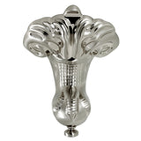 Aqua Eden VFMHJN8 4-Piece (Set) Aluminum Tub Feet, Brushed Nickel