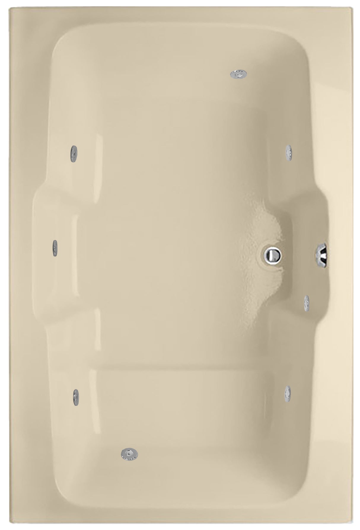 Hydro Systems VIC7348ACO-BON VICTORIA 7348 AC W/COMBO SYSTEM-BONE