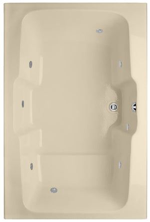 Hydro Systems VIC7348AWP-BON VICTORIA 7348 AC W/WHIRLPOOL SYSTEM-BONE