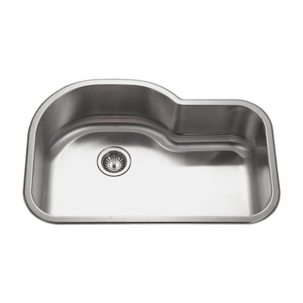Hamat - VIL-3221ST - Topmount Offset Single Bowl Kitchen Sink