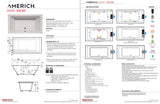 Americh VO6636TA5-BI Vivo 6636 - Tub Only / Airbath 5 - Biscuit