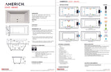 Americh VO6640TA5-BI Vivo 6640 - Tub Only / Airbath 5 - Biscuit