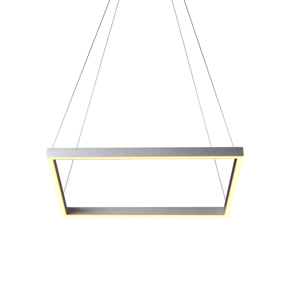 VONN Atria VMC31620AL 20" Integrated LED ETL Certified Pendant, Height Adjustable Chandelier in Silver