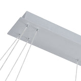 VONN Atria Duo VMC31710AL 29" Integrated LED ETL Certified Chandelier, Height Adjustable Silver Pendant