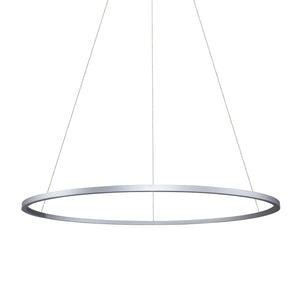 VONN Tania VMC34912AL 51" ETL Certified Integrated LED Chandelier Height Adjustable Pendant in Silver