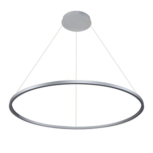 VONN Tania VMC34912AL 51" ETL Certified Integrated LED Chandelier Height Adjustable Pendant in Silver