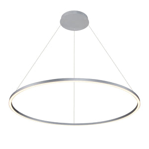 VONN Tania VMC34912AL 51" ETL Certified Integrated LED Chandelier Height Adjustable Pendant in Silver